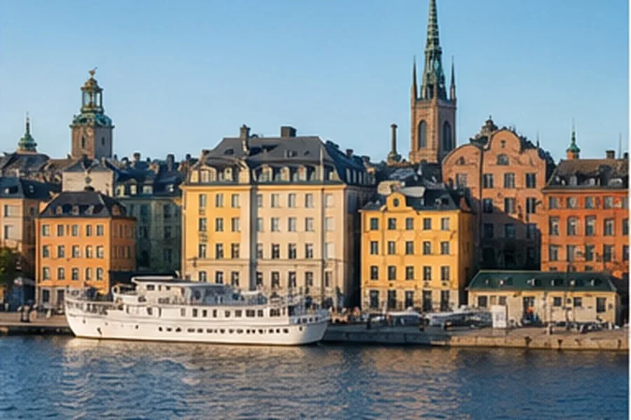 Illustration photographique : Gamla Stan et le front d’eau de Stockholm.