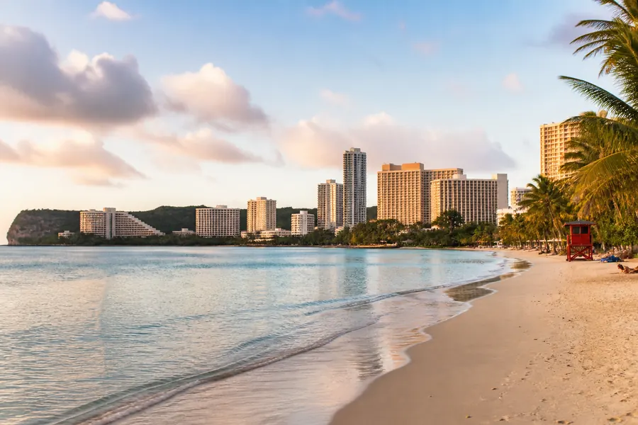 Illustration photographique : une vue éditoriale de Tumon, Guam.