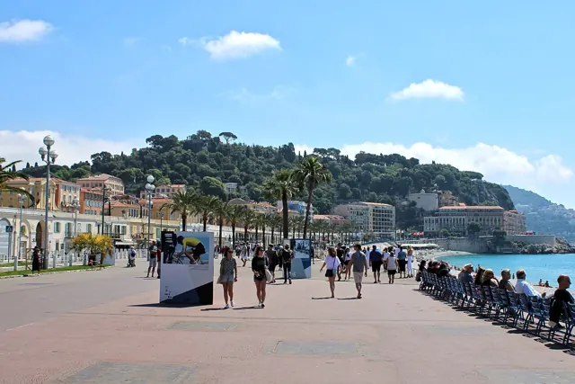 La promenade des Anglais à Nice.